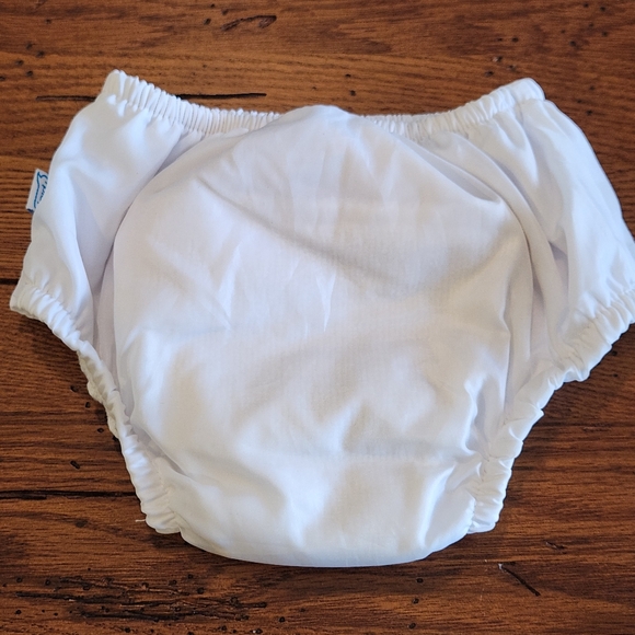 Infant swim diaper bundle Size 6-12 months. Colors white blue orange - Picture 3 of 11
